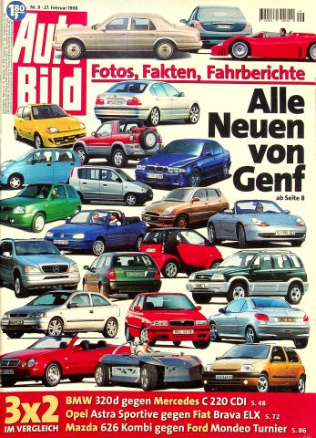 Deckblatt Auto Bild (09/1998)